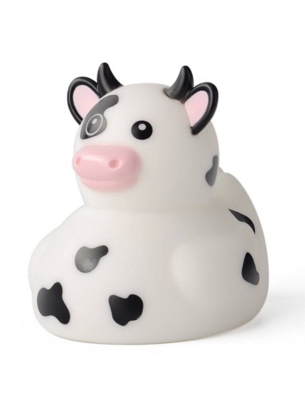 Black White Cow Farm Rubber Duck Small 2.5-3" Fun Decorative Holiday Party NEW